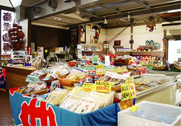 Kujukushima seafood market